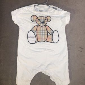 Baby Bear Burberry Onesie